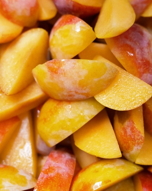 Apricots and peaches